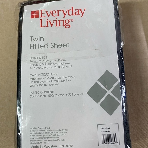 Everyday Living Twin Fitted Sheets 250 Thread Count (DF) - Picture 7 of 7
